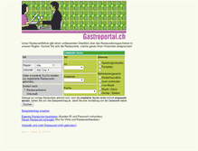 Tablet Screenshot of gastroportal.ch